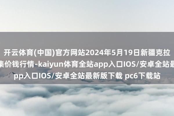 开云体育(中国)官方网站2024年5月19日新疆克拉玛依农副产物批发市集价钱行情-kaiyun体育全站app入口IOS/安卓全站最新版下载 pc6下载站