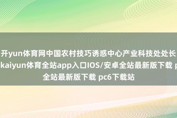 开yun体育网　　中国农村技巧诱惑中心产业科技处处长王峻合计-kaiyun体育全站app入口IOS/安卓全站最新版下载 pc6下载站