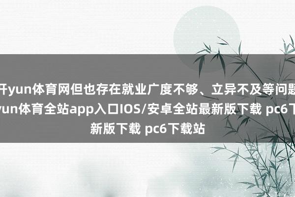 开yun体育网但也存在就业广度不够、立异不及等问题-kaiyun体育全站app入口IOS/安卓全站最新版下载 pc6下载站