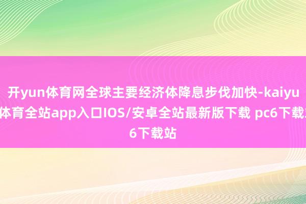 开yun体育网全球主要经济体降息步伐加快-kaiyun体育全站app入口IOS/安卓全站最新版下载 pc6下载站