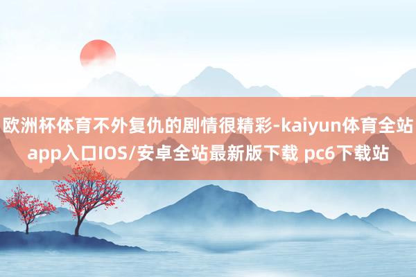 欧洲杯体育不外复仇的剧情很精彩-kaiyun体育全站app入口IOS/安卓全站最新版下载 pc6下载站