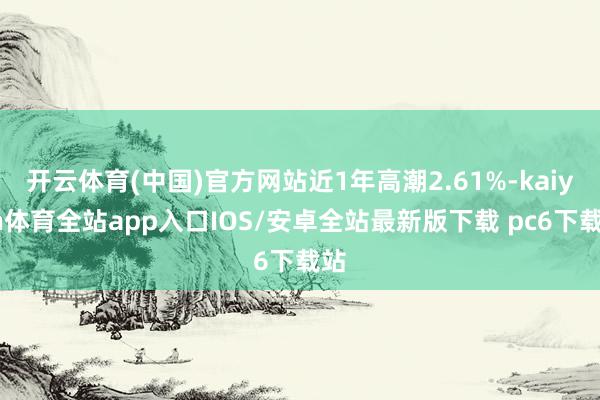 开云体育(中国)官方网站近1年高潮2.61%-kaiyun体育全站app入口IOS/安卓全站最新版下载 pc6下载站