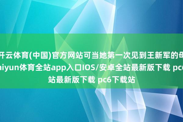 开云体育(中国)官方网站可当她第一次见到王新军的母亲时-kaiyun体育全站app入口IOS/安卓全站最新版下载 pc6下载站