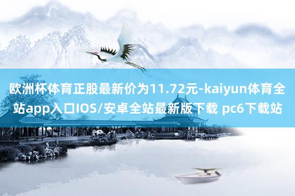 欧洲杯体育正股最新价为11.72元-kaiyun体育全站app入口IOS/安卓全站最新版下载 pc6下载站