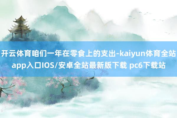 开云体育咱们一年在零食上的支出-kaiyun体育全站app入口IOS/安卓全站最新版下载 pc6下载站