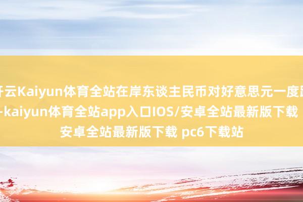 开云Kaiyun体育全站在岸东谈主民币对好意思元一度跌至7.2890-kaiyun体育全站app入口IOS/安卓全站最新版下载 pc6下载站