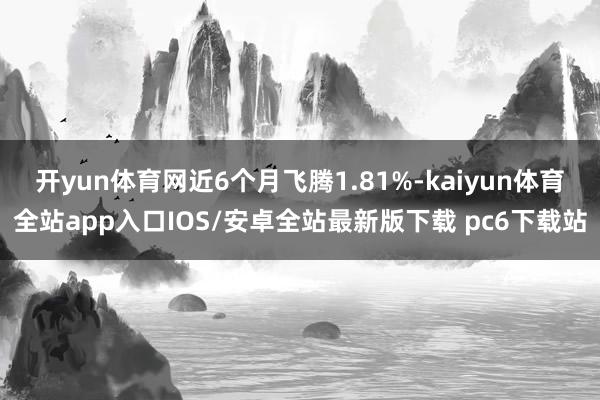 开yun体育网近6个月飞腾1.81%-kaiyun体育全站app入口IOS/安卓全站最新版下载 pc6下载站