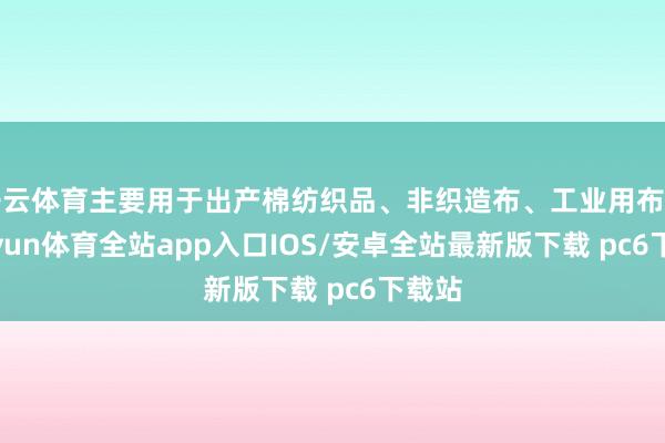 开云体育主要用于出产棉纺织品、非织造布、工业用布等-kaiyun体育全站app入口IOS/安卓全站最新版下载 pc6下载站