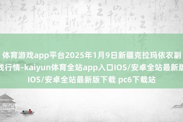 体育游戏app平台2025年1月9日新疆克拉玛依农副家具批发阛阓价钱行情-kaiyun体育全站app入口IOS/安卓全站最新版下载 pc6下载站