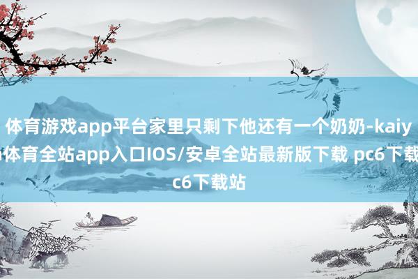 体育游戏app平台家里只剩下他还有一个奶奶-kaiyun体育全站app入口IOS/安卓全站最新版下载 pc6下载站